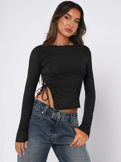 Off Neck Design Women Top