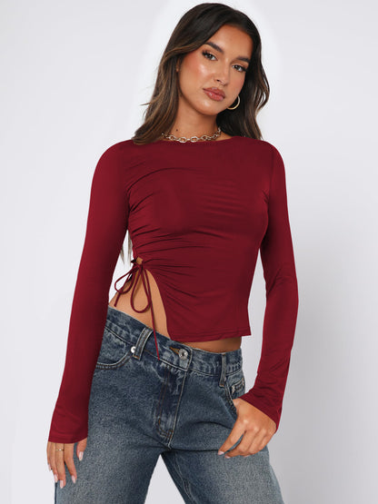 Off Neck Design Women Top