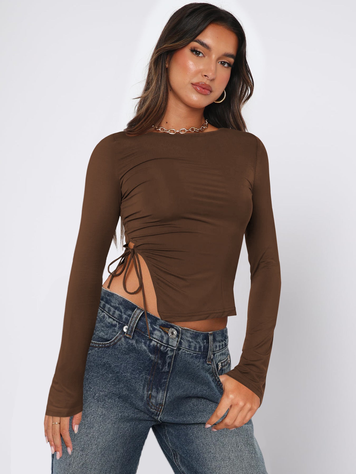 Off Neck Design Women Top