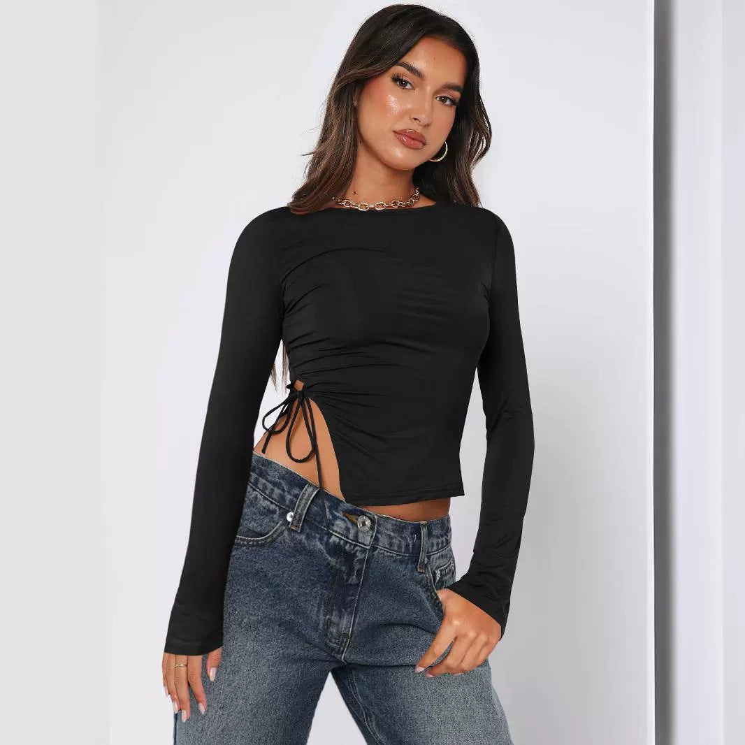 Off Neck Design Women Top